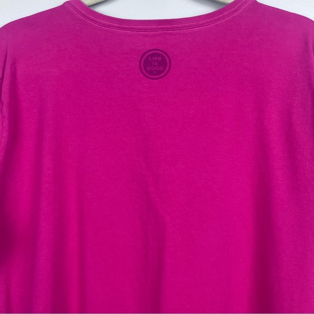 Life Is Good Women's Crusher 100% Cotton V-Neck Tee Shirt Size XL; Mom Themed - Picture 4 of 11